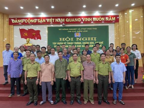 Tập huấn kỹ thuật trồng, chăm sóc, nuôi dưỡng và sơ chế quế tại huyện Tân Sơn